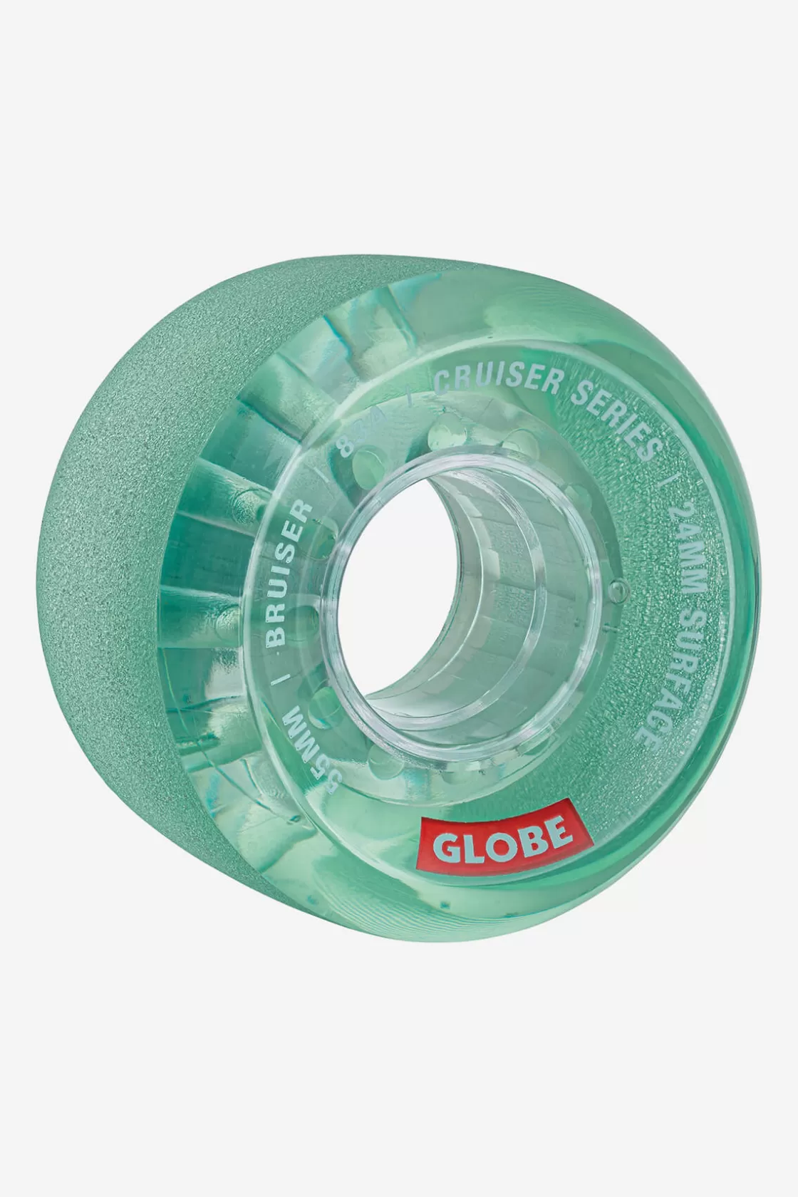Globe Brand Bruiser Cruiser - - Skateboard Wheel 55mm Clear Aqua Store
