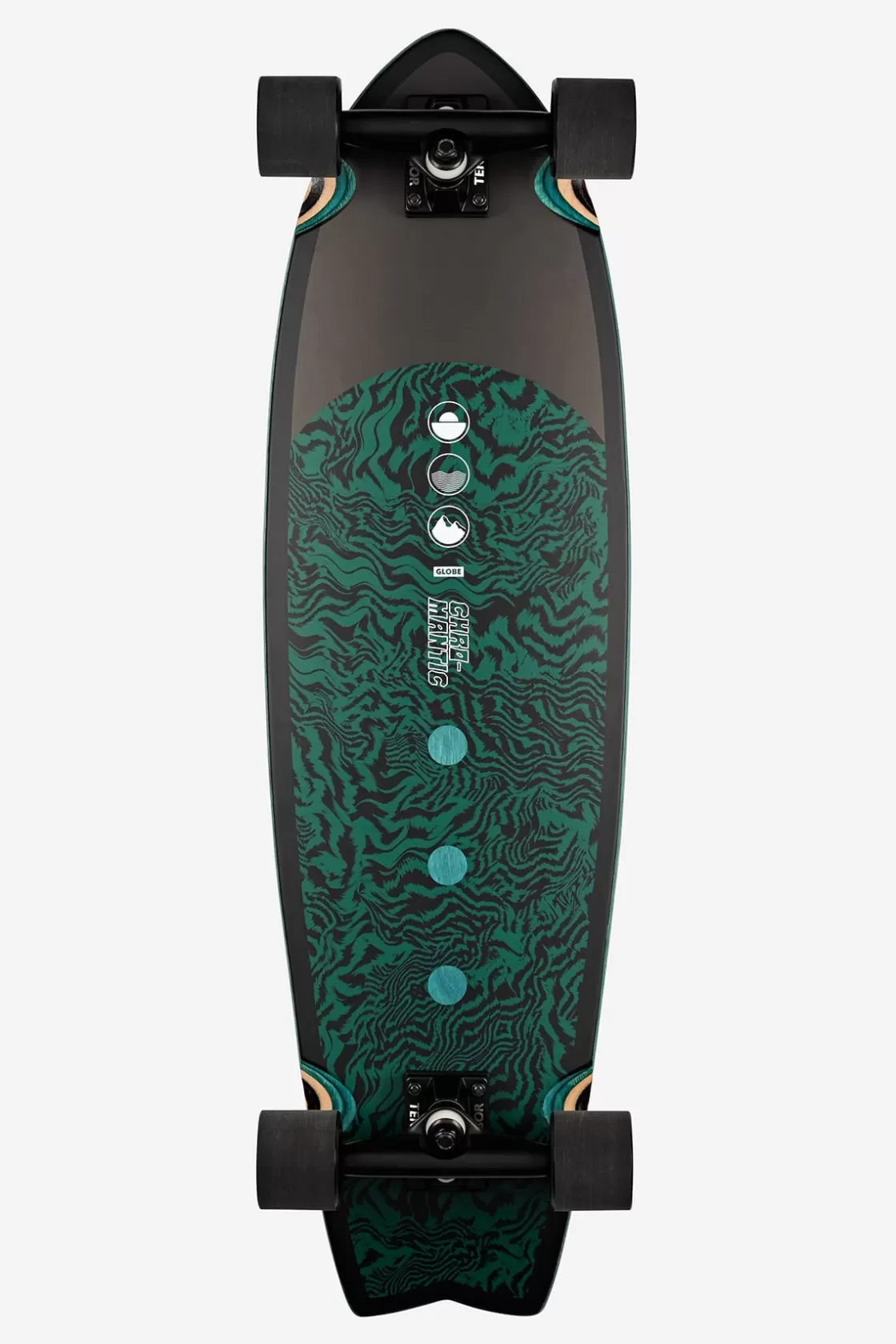 Globe Brand Chromantic - - 33" Cruiserboard Psy Palm New