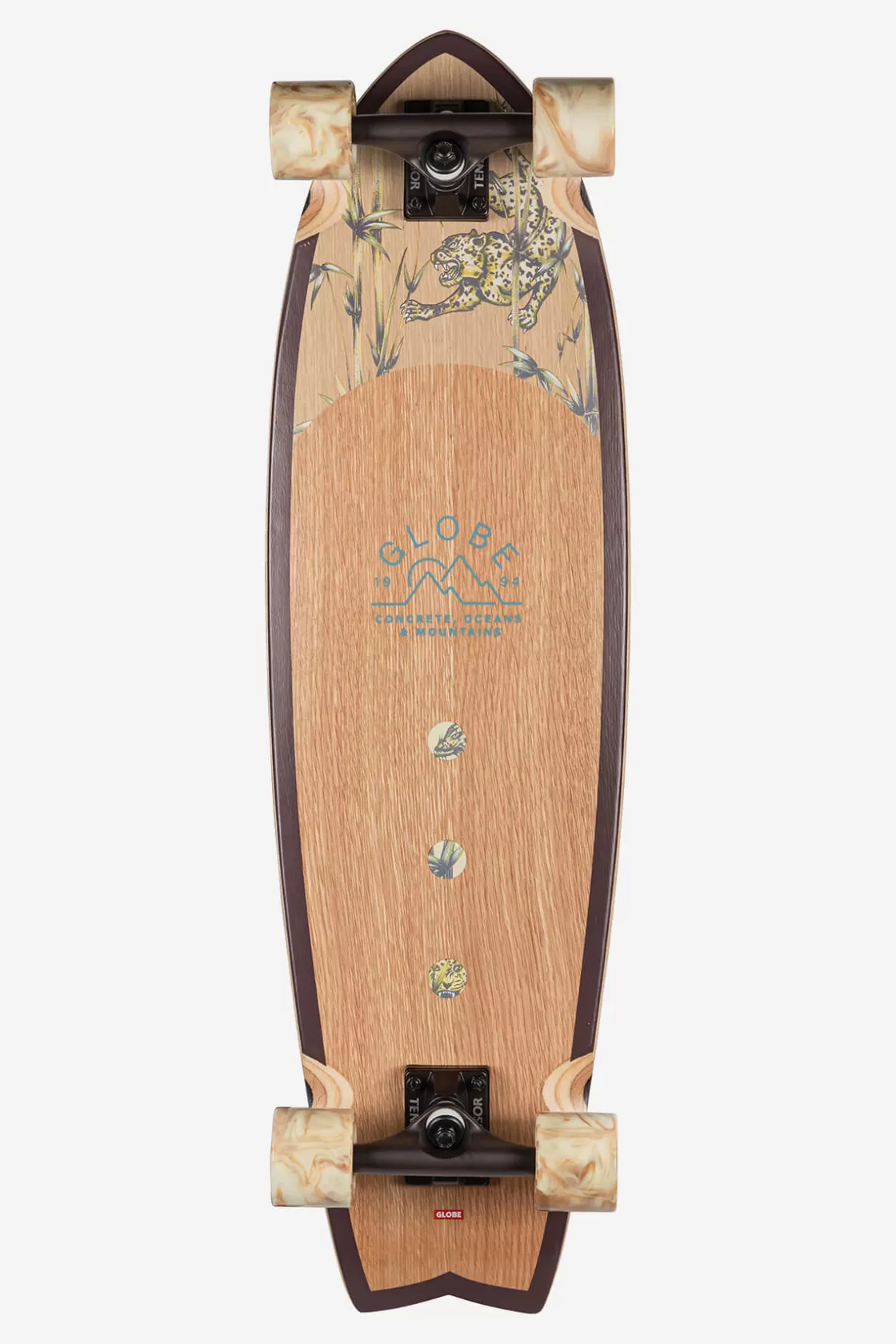 Globe Brand Chromantic - - 33" Cruiserboard White Oak/Jaguar Online