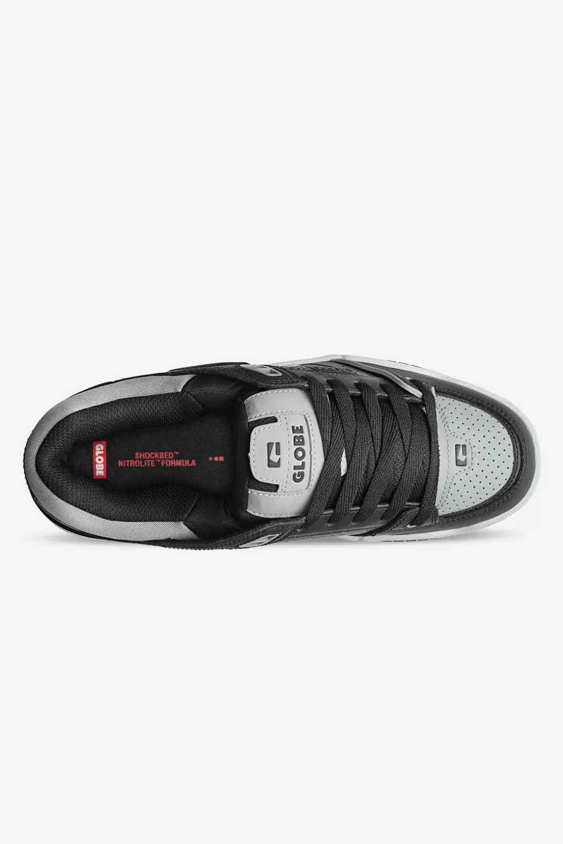 Globe Brand Fusion - - Skate Shoes Black/Steel/White Sale