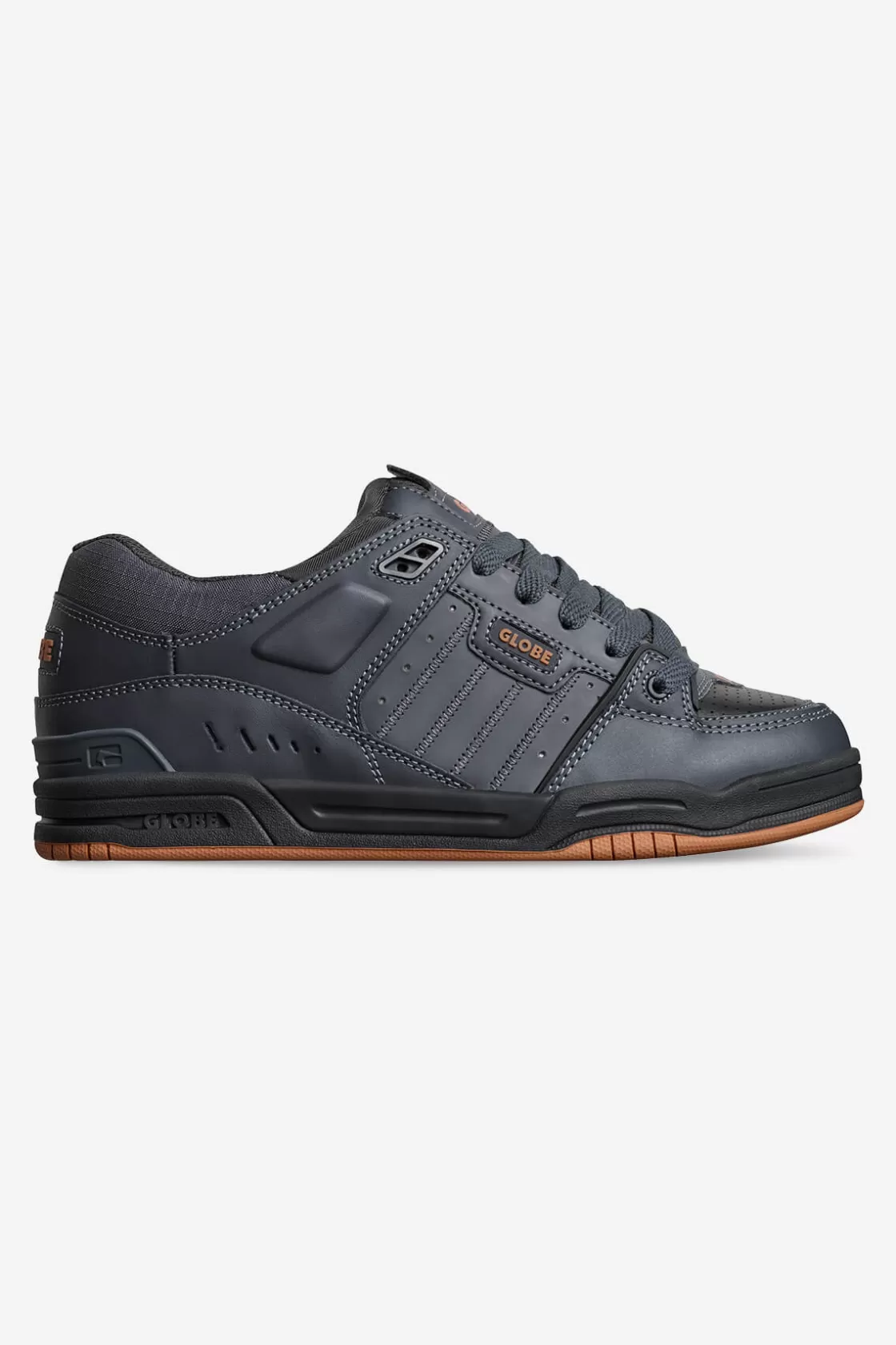 Globe Brand Fusion - - Skate Shoes Phantom/Burnt Orange Hot