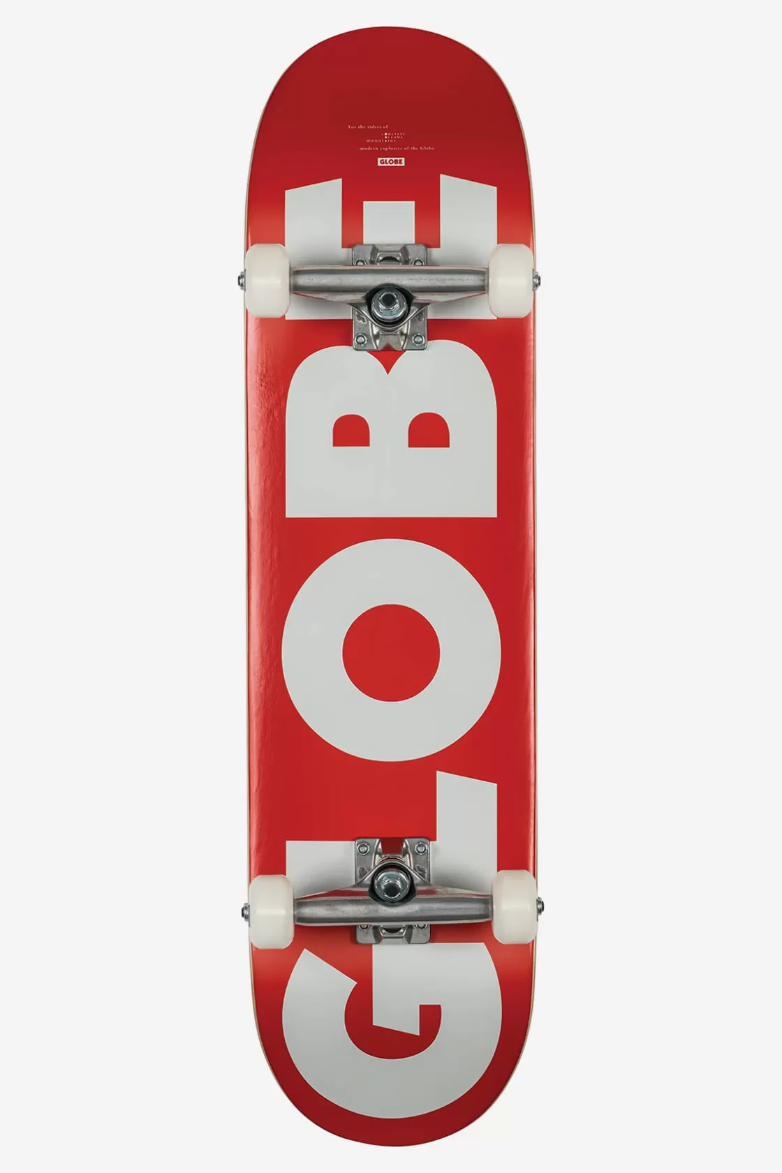 Globe Brand G0 Fubar - - 8.25" Complete Skateboard Red/White Discount