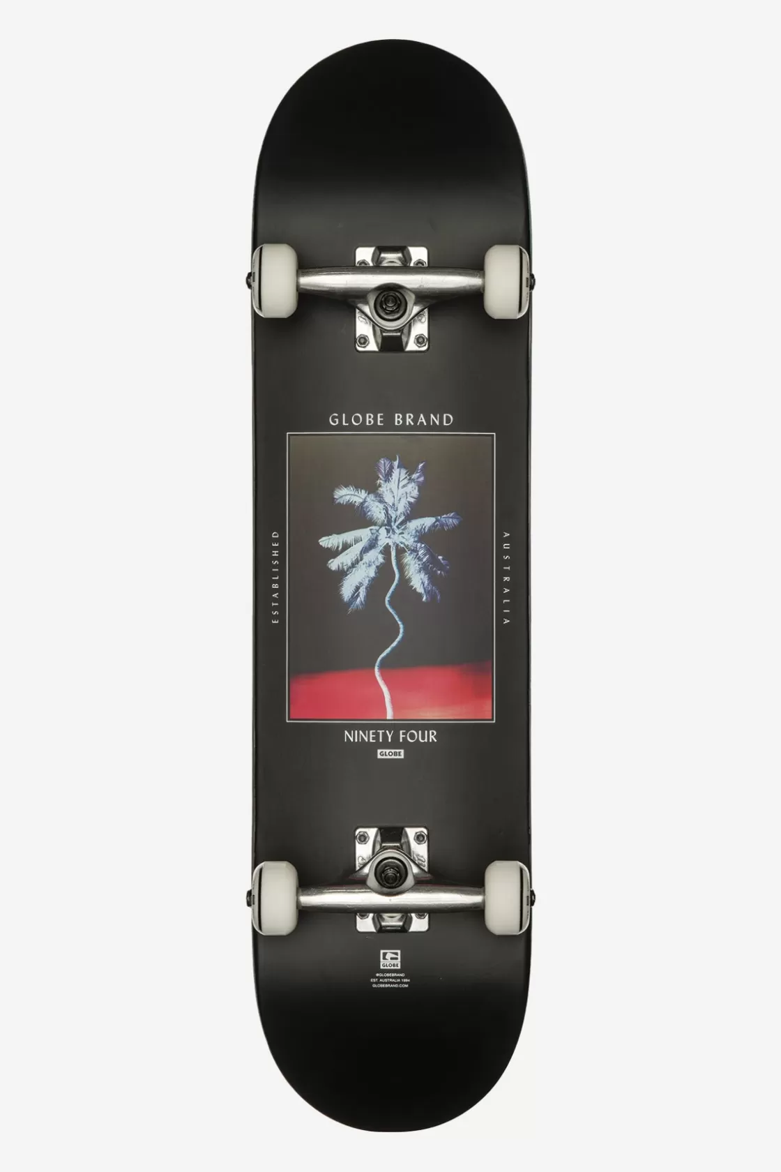 Globe Brand G1 Palm Off - - 8.0" Complete Skateboard Black Clearance