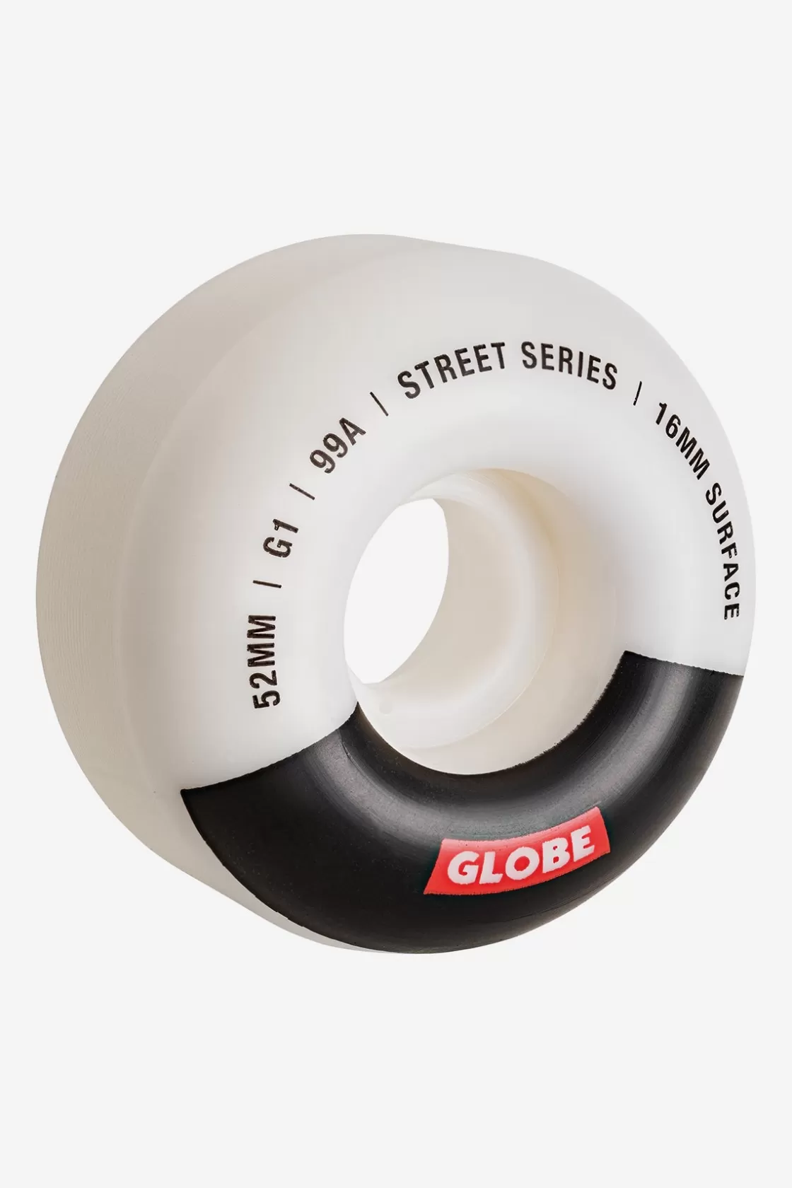 Globe Brand G1 Street - White/ Black - Skateboard Wheel 52mm White/Black/Bar Discount