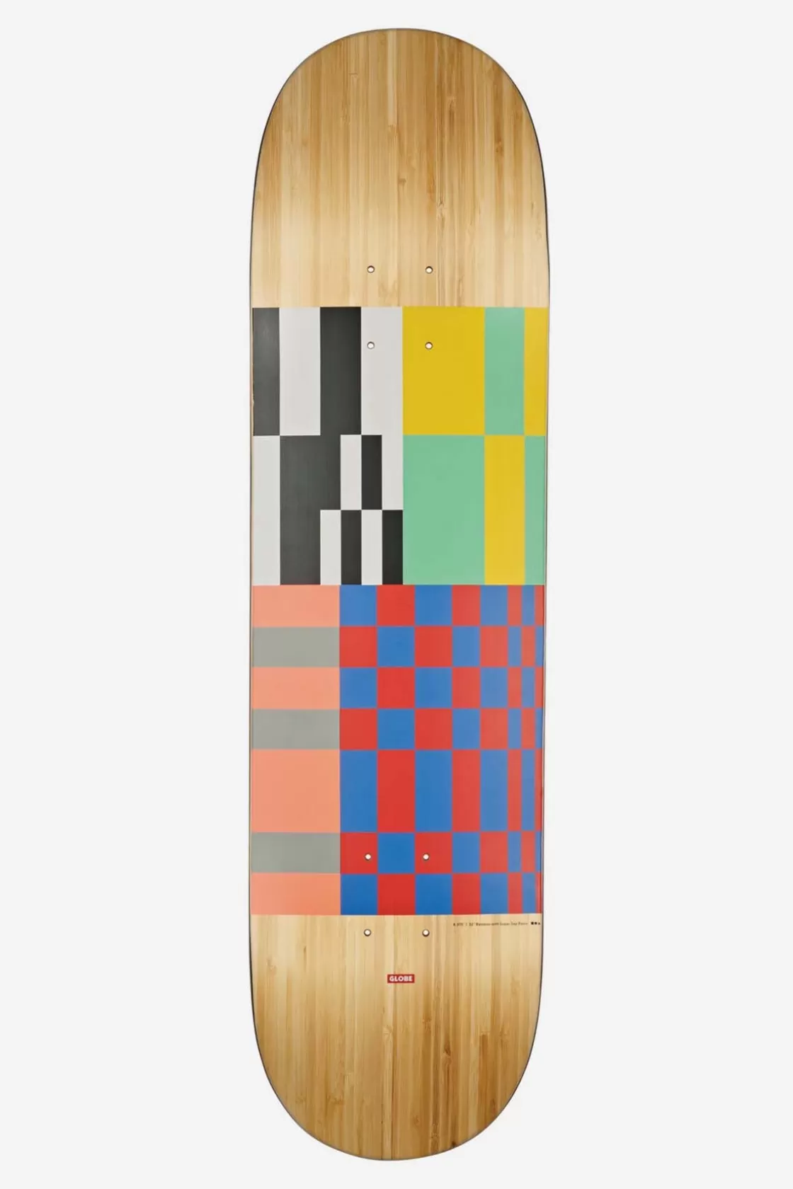 Globe Brand G3 Check, Please - - 8.375" Skateboard Deck Bamboo/Turbo Flash Sale