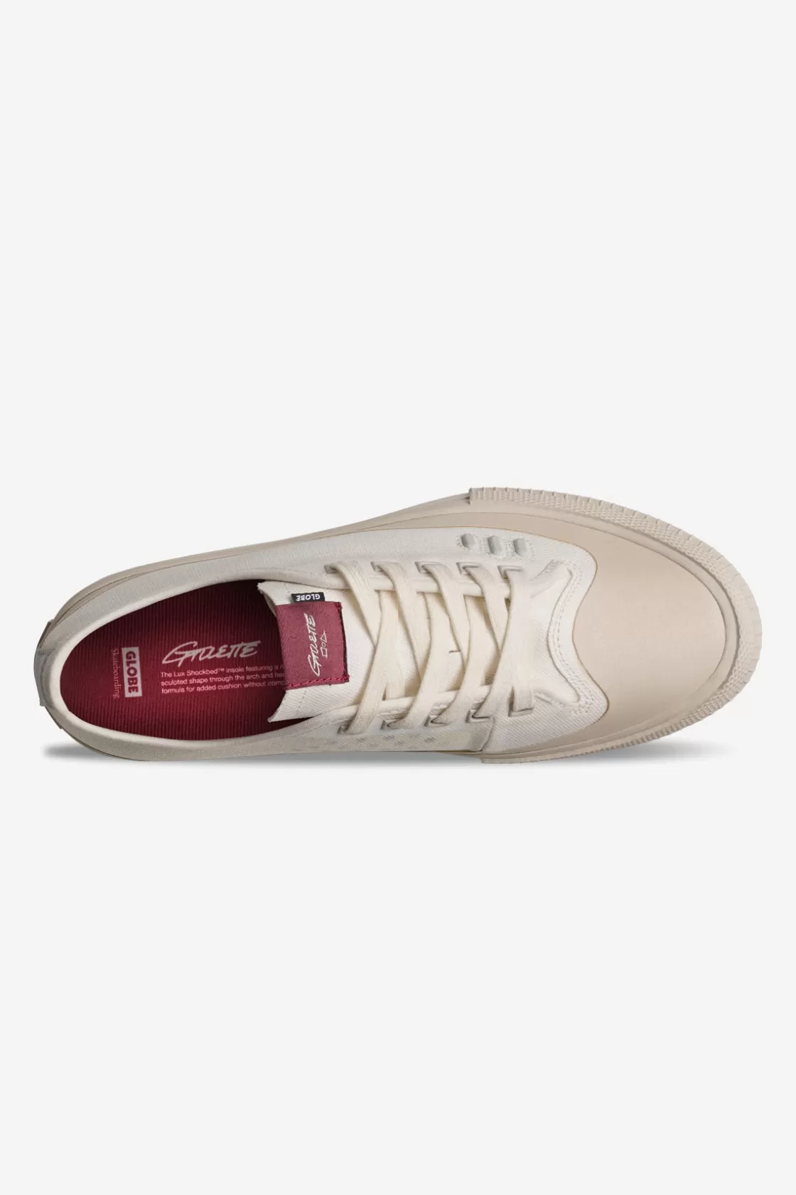 Globe Brand Gillette - - Skate Shoes Antique White Best