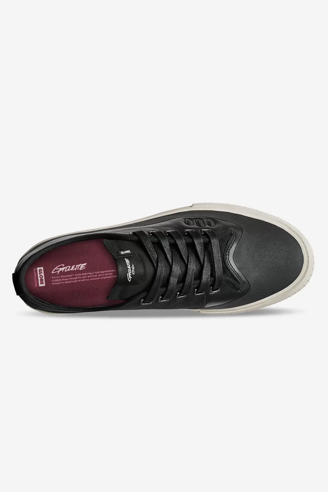 Globe Brand Gillette - - Skate Shoes Black Leather Fashion