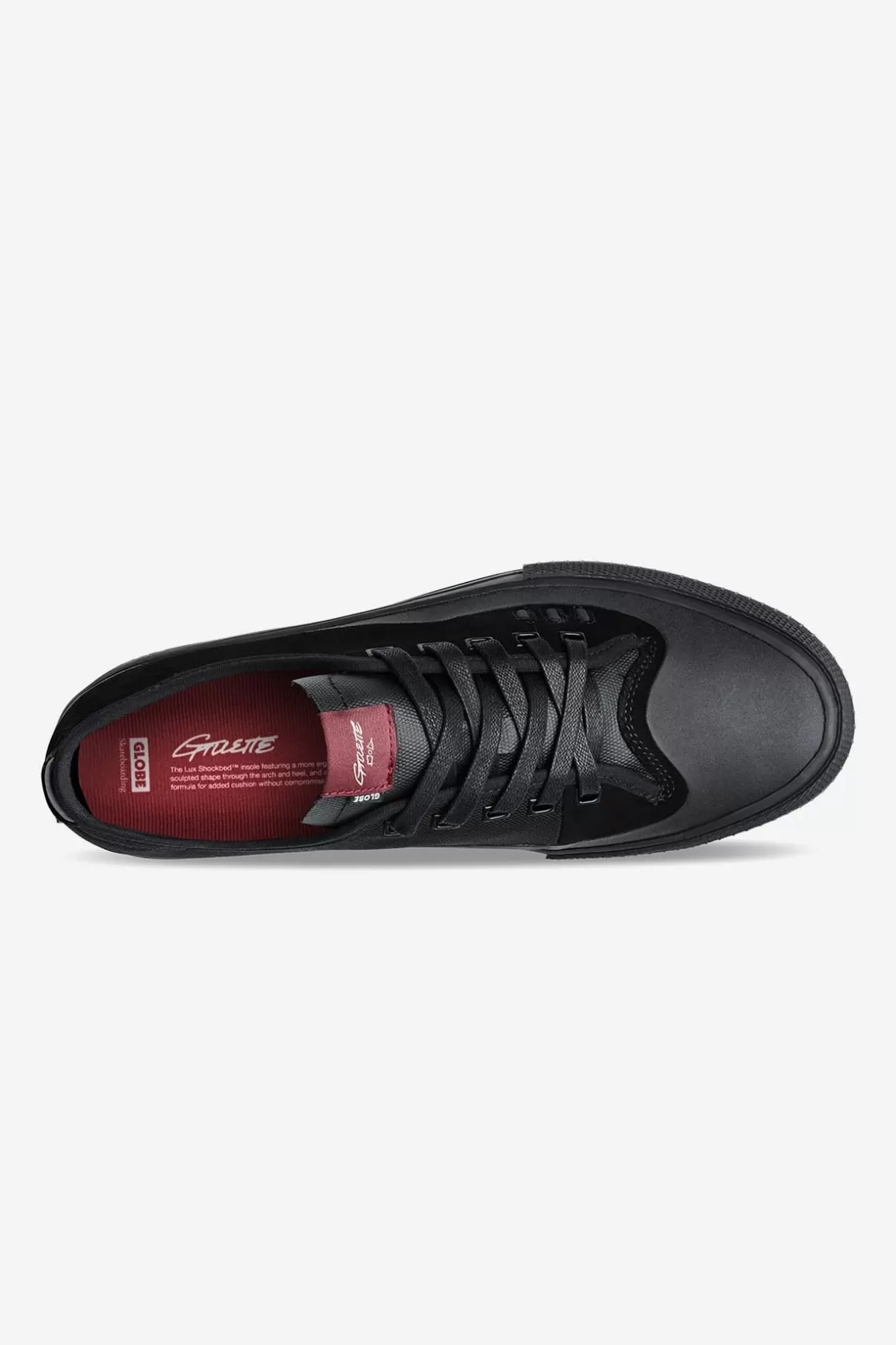 Globe Brand Gillette - - Skate Shoes Black/Black Suede Cheap