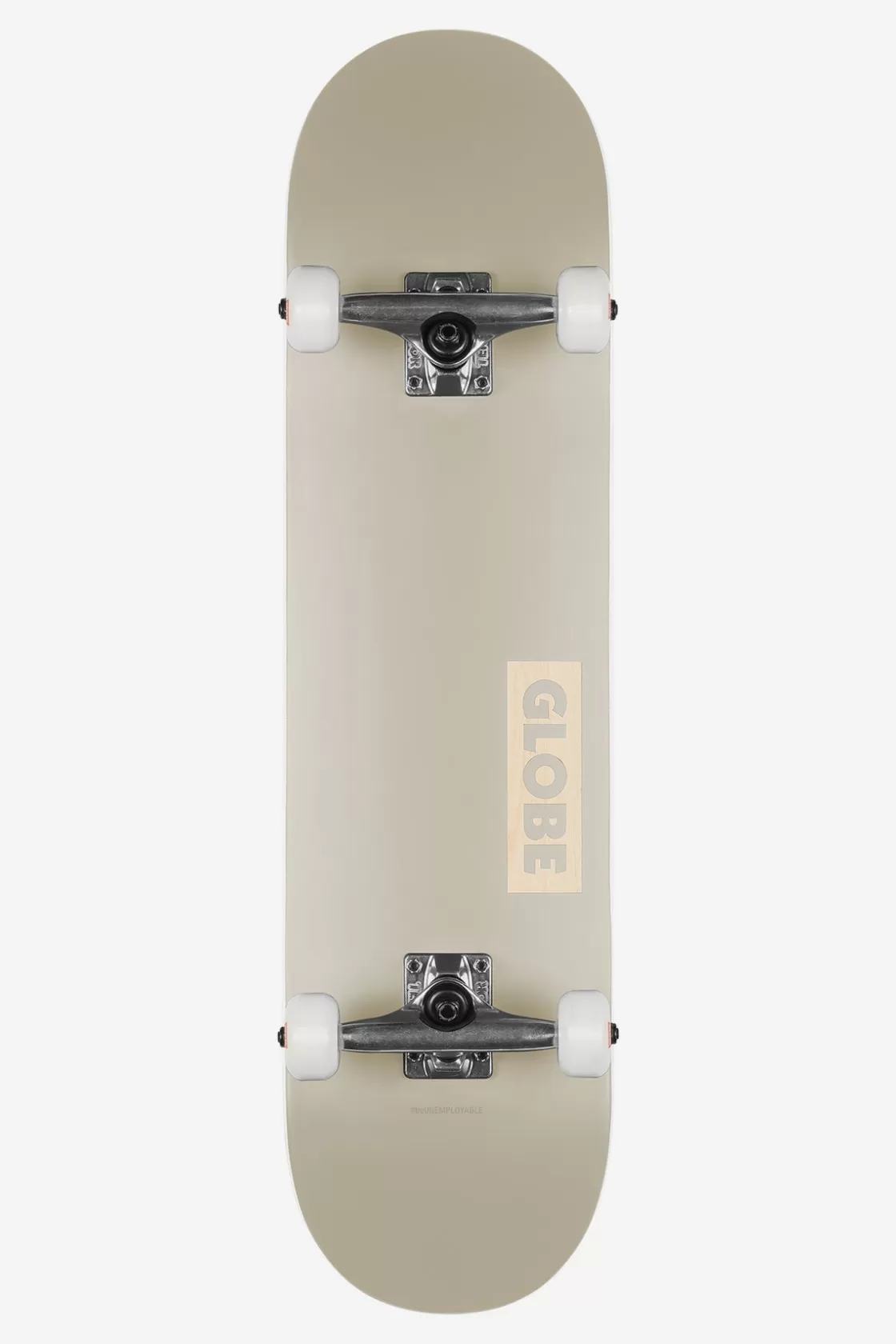 Globe Brand Goodstock - - 8.0" Complete Skateboard Off White Flash Sale