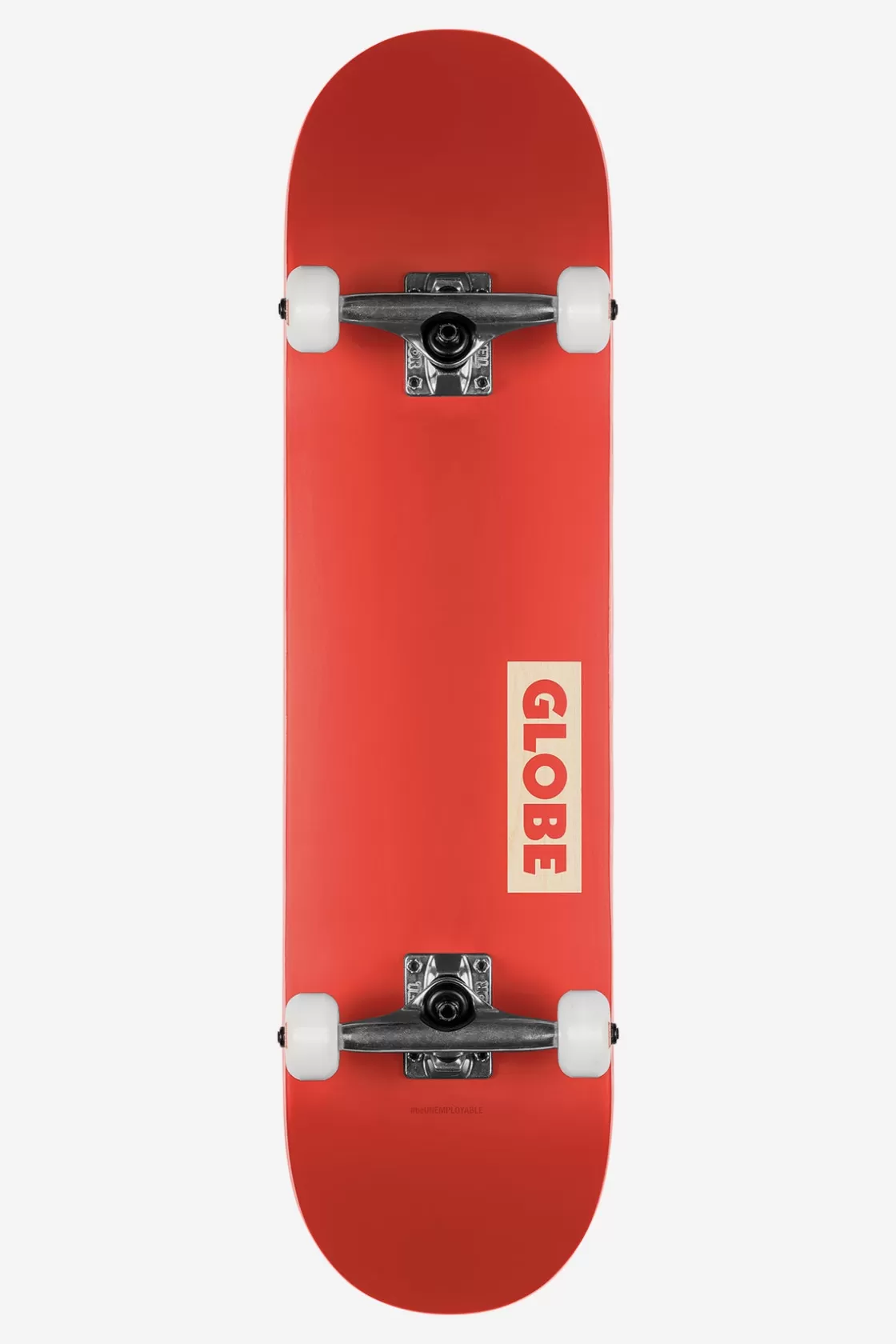 Globe Brand Goodstock - - 7.75" Complete Skateboard Red Outlet
