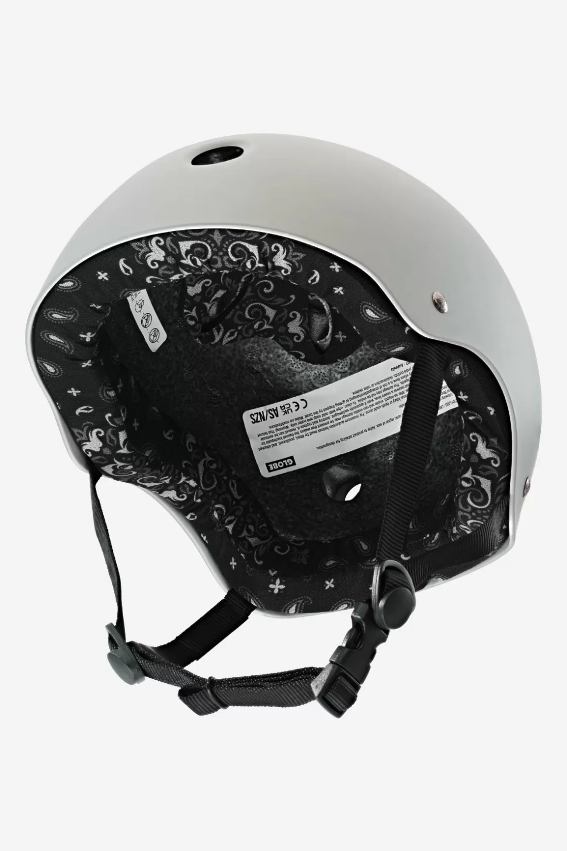 Globe Brand Goodstock Certified Helmet - Matte Gunmetal/Bandana Outlet