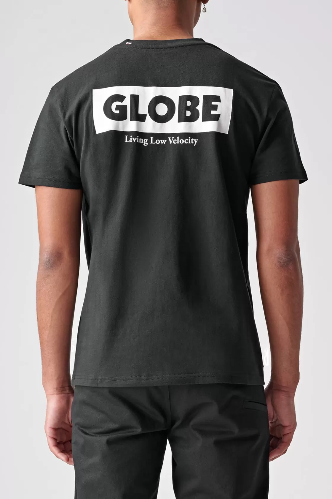 Globe Brand Living Low Velocity Tee - Black/White Cheap