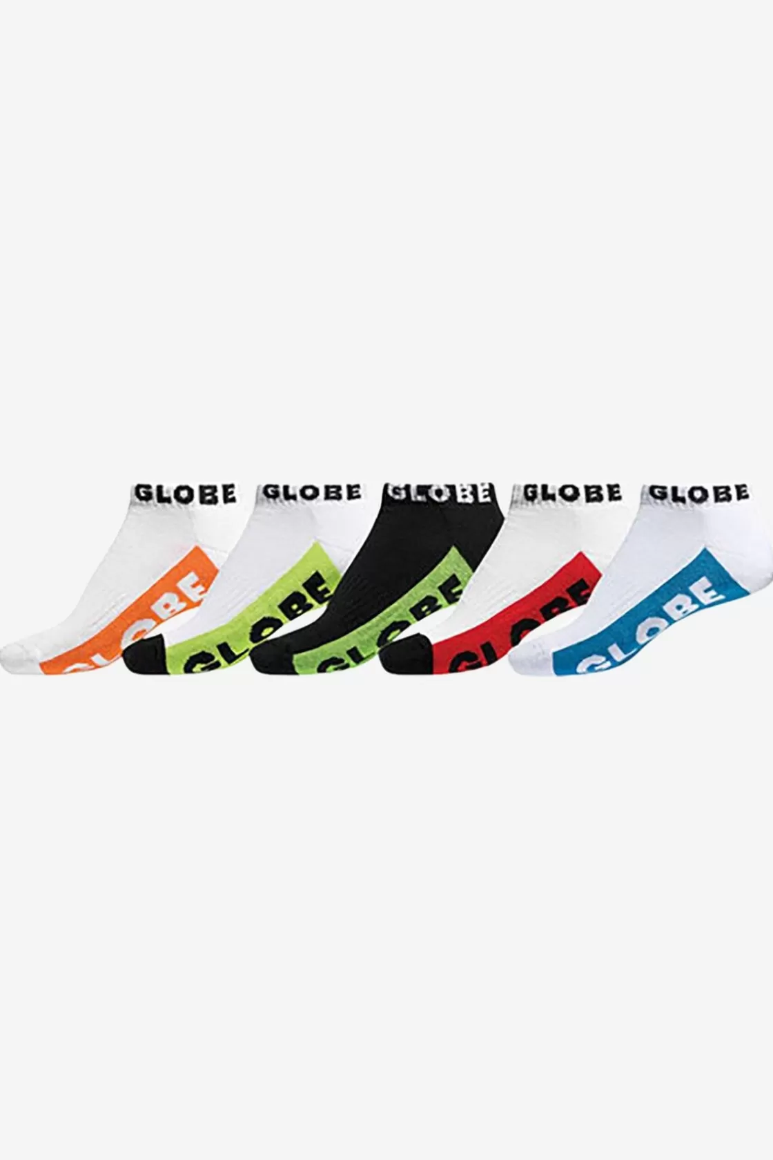 Globe Brand Brights Ankle Sock 5 Pack - MULTI Online