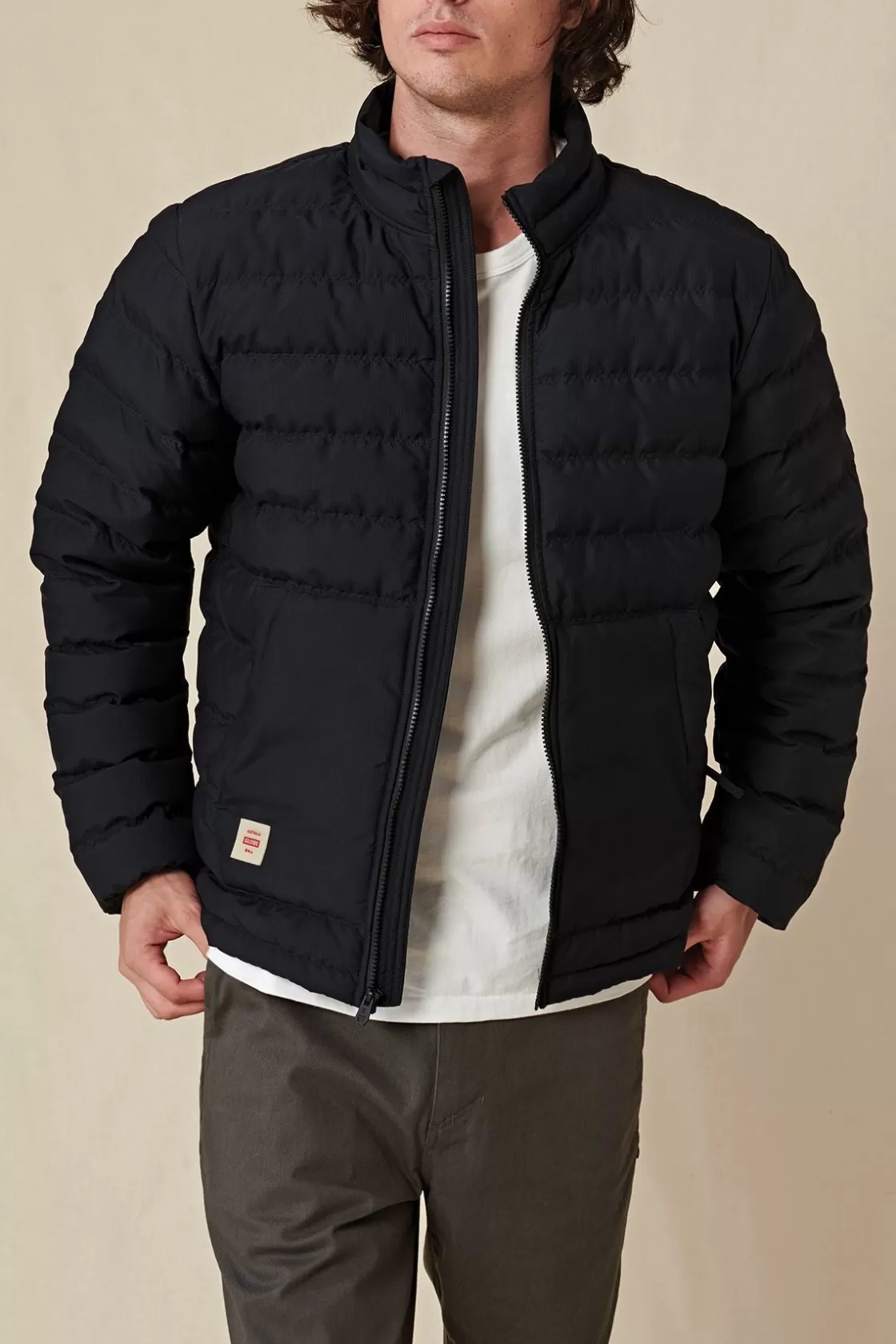 Globe Brand Prime Down Jacket - BLACK Cheap