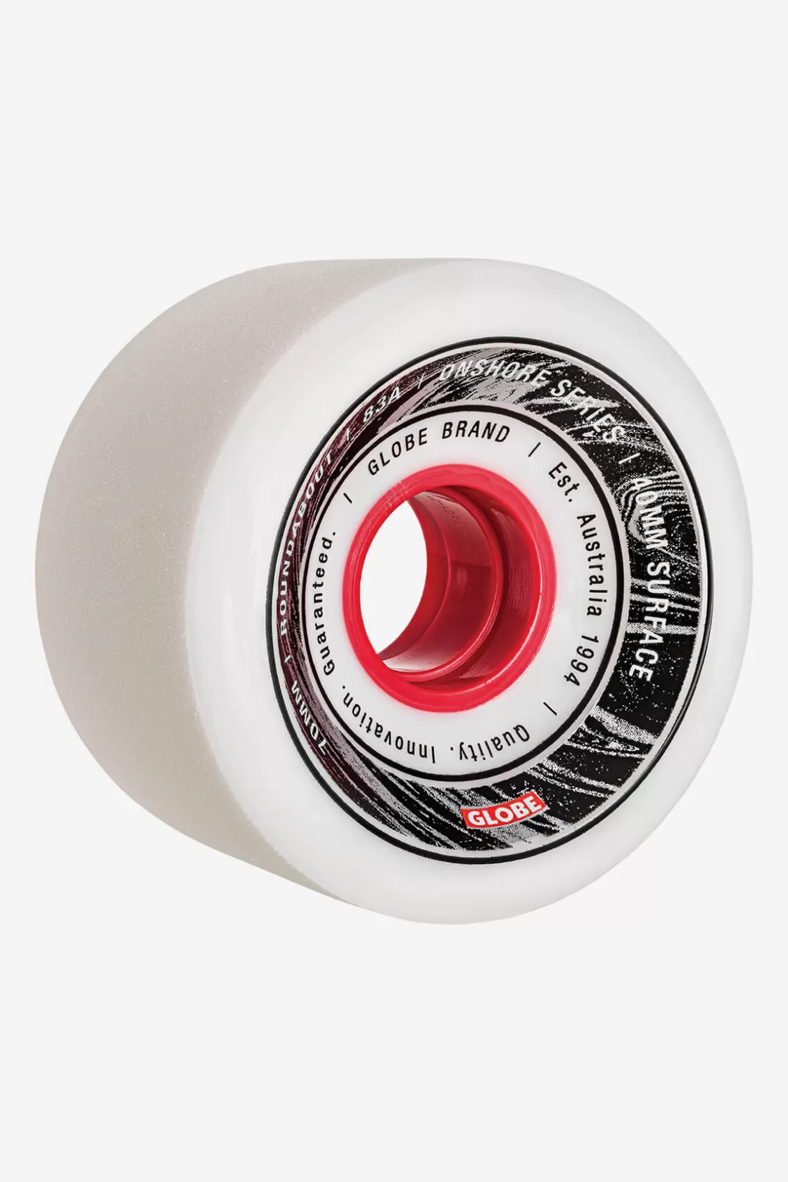 Globe Brand Roundabout - - Onshore Wheel 70mm White/Red Sale