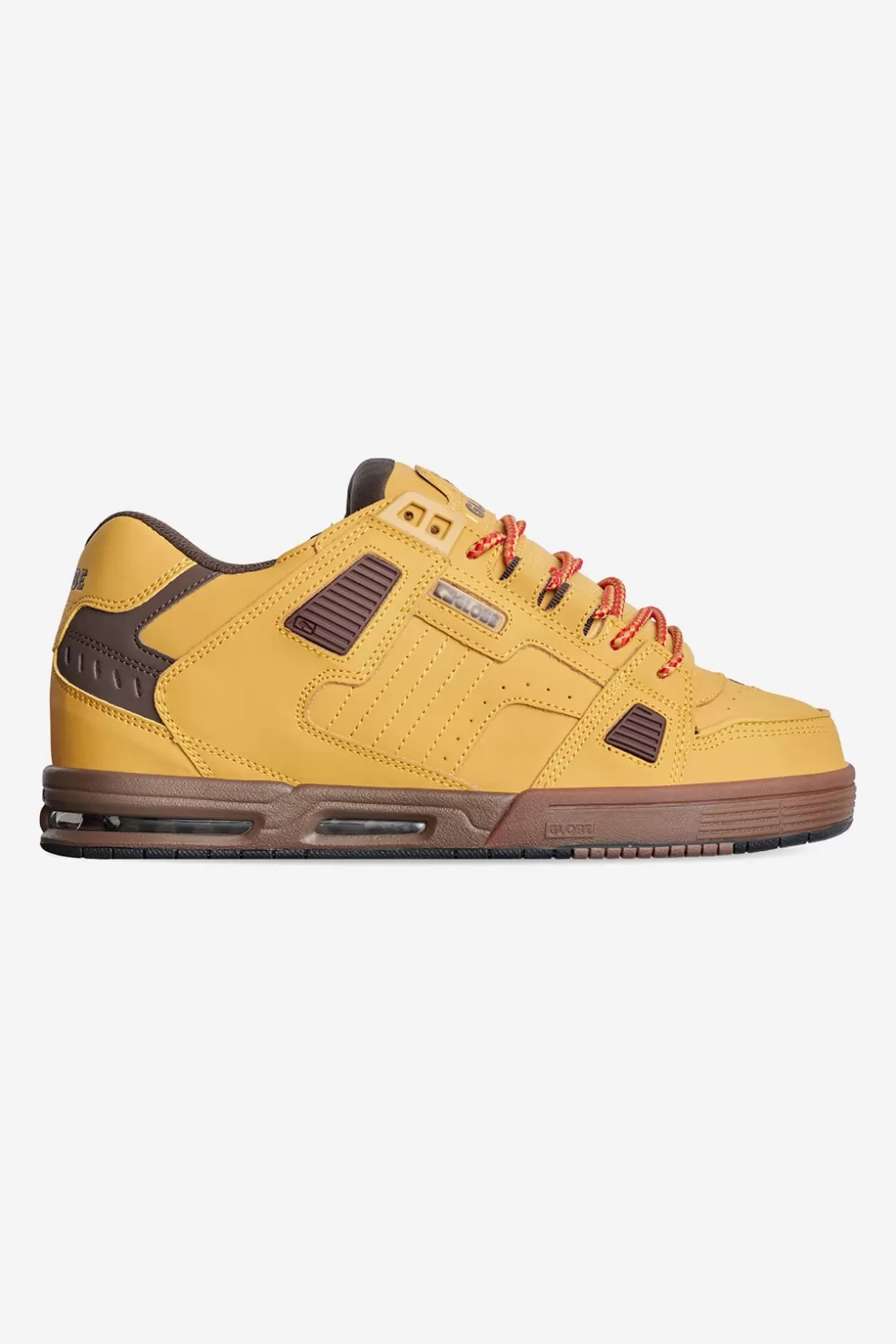 Globe Brand Sabre - - Skate Shoes Wheat/Dark Oak Cheap