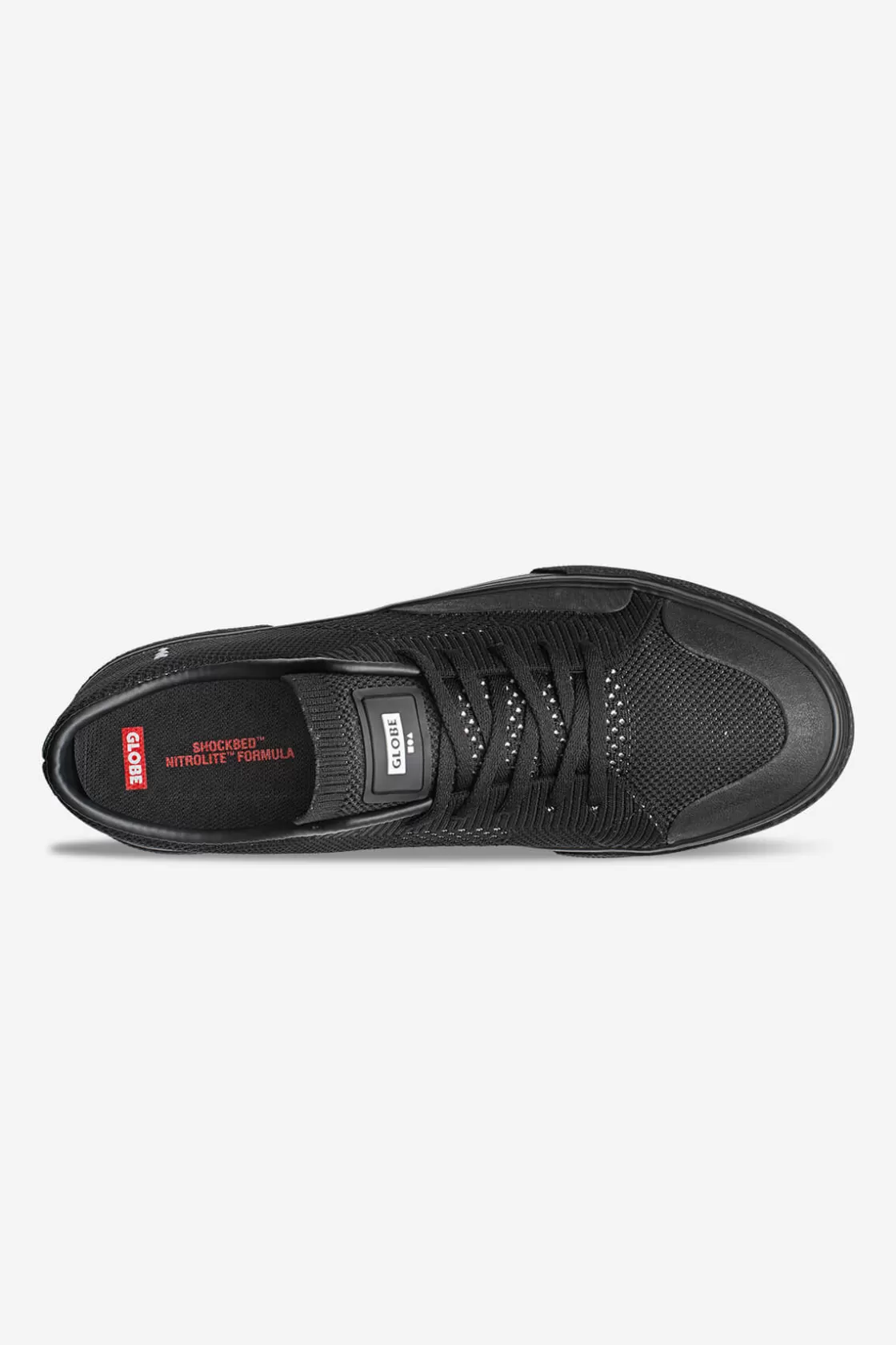 Globe Brand Surplus - Knit - Skate Shoes Black/Knit/Black Cheap