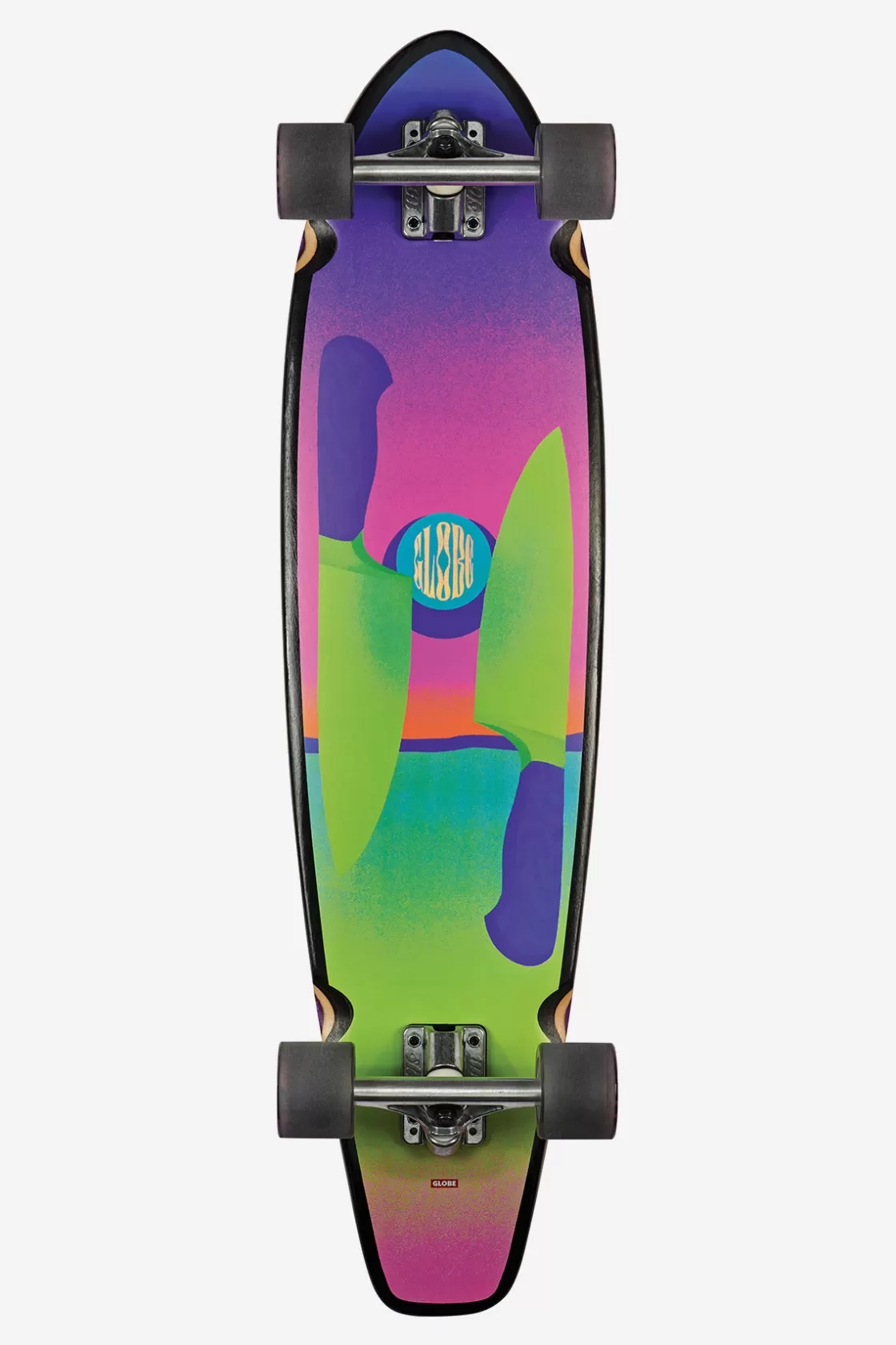 Globe Brand The All-Time - - 35" Longboard Sharps On The Brain Fashion
