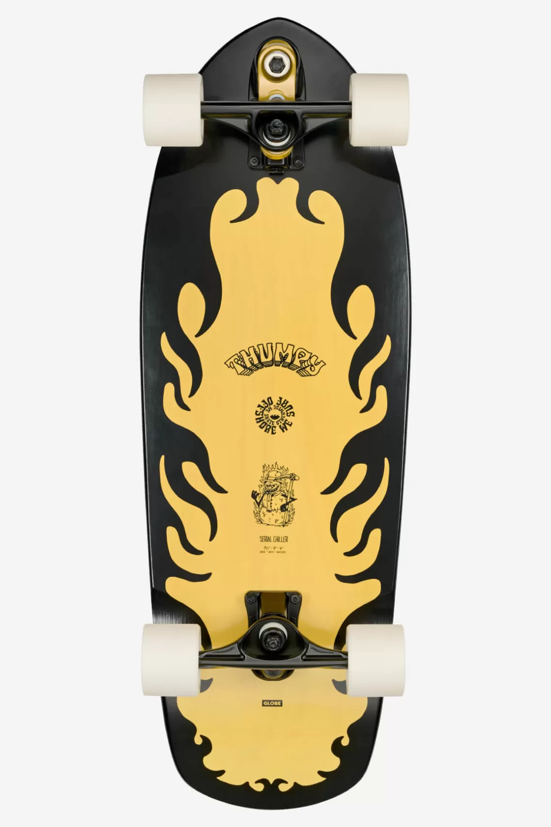 Globe Brand Thumpy - - 30" Surf Skate Serial Chiller Cheap