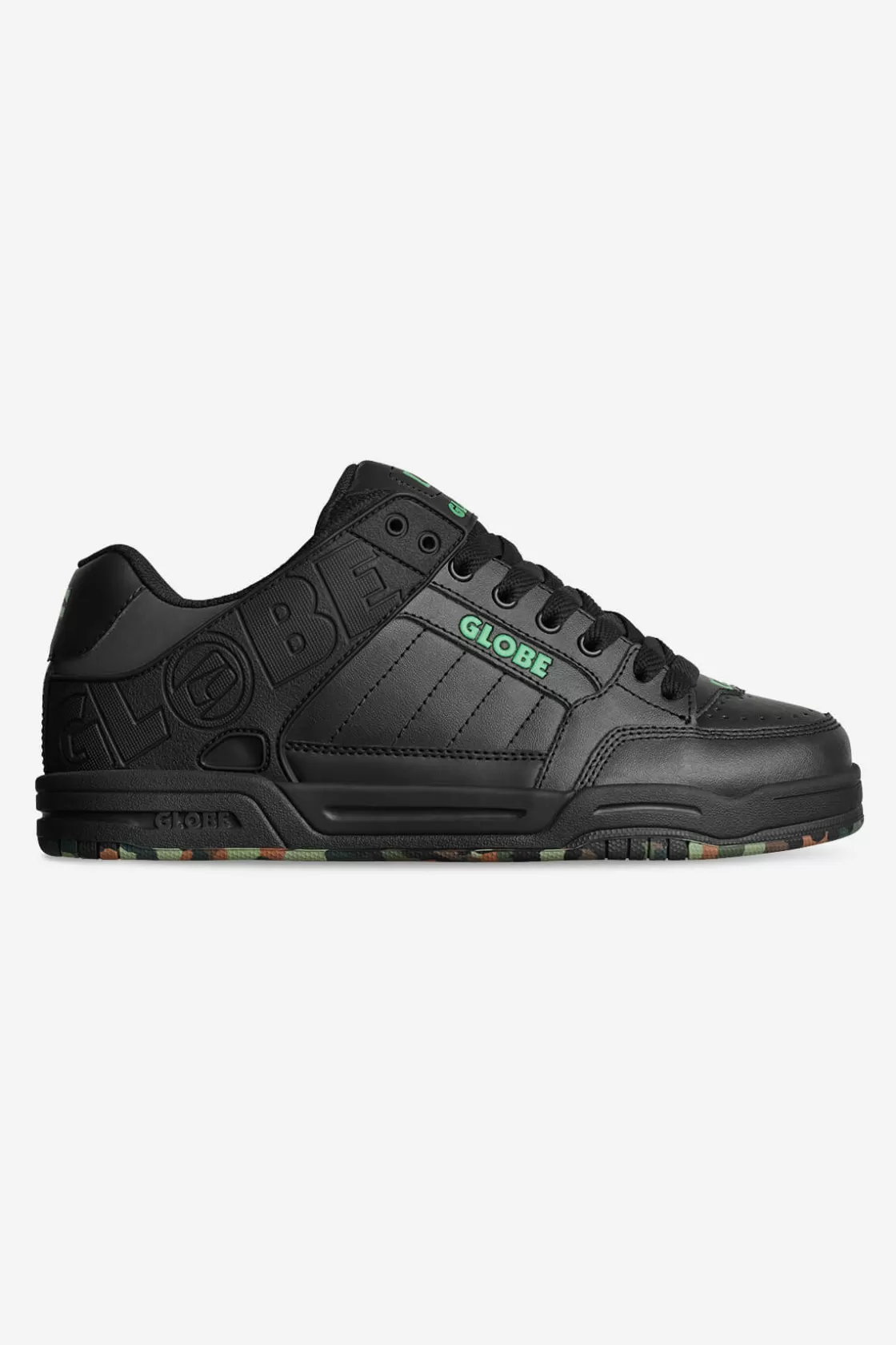Globe Brand Tilt - - Skate Shoes Black/Green/Mosaic Store