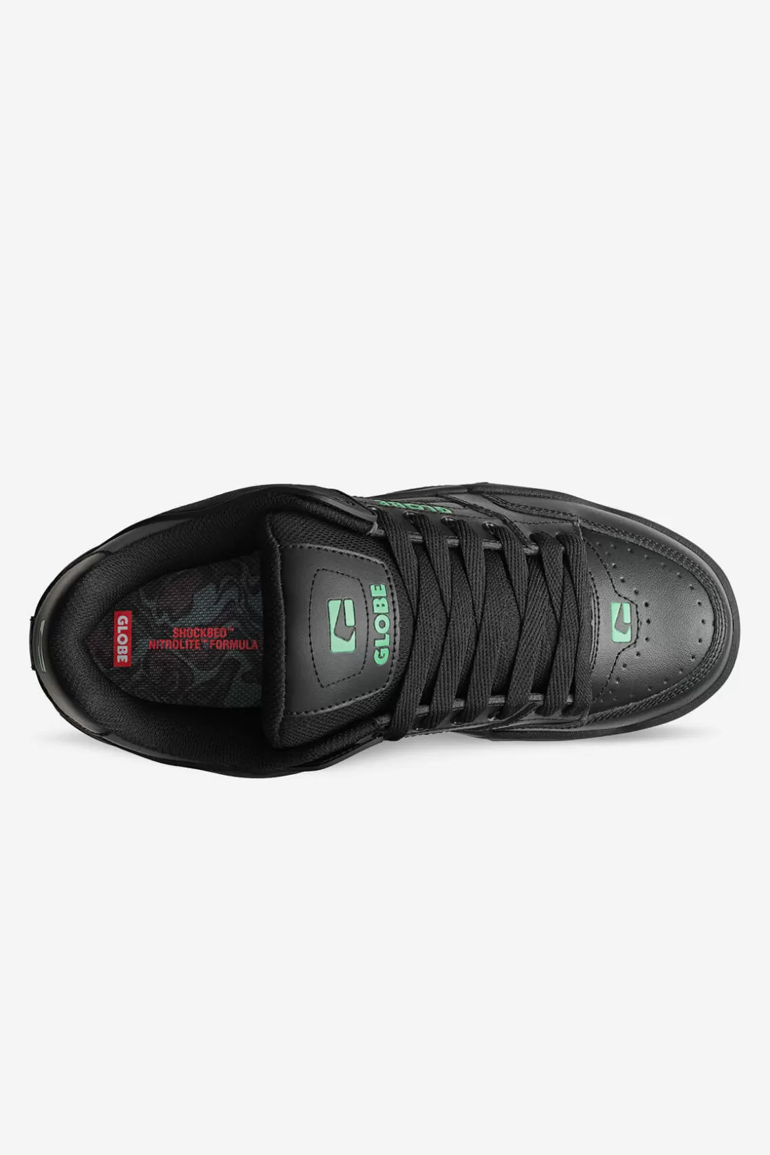 Globe Brand Tilt - - Skate Shoes Black/Green/Mosaic Store