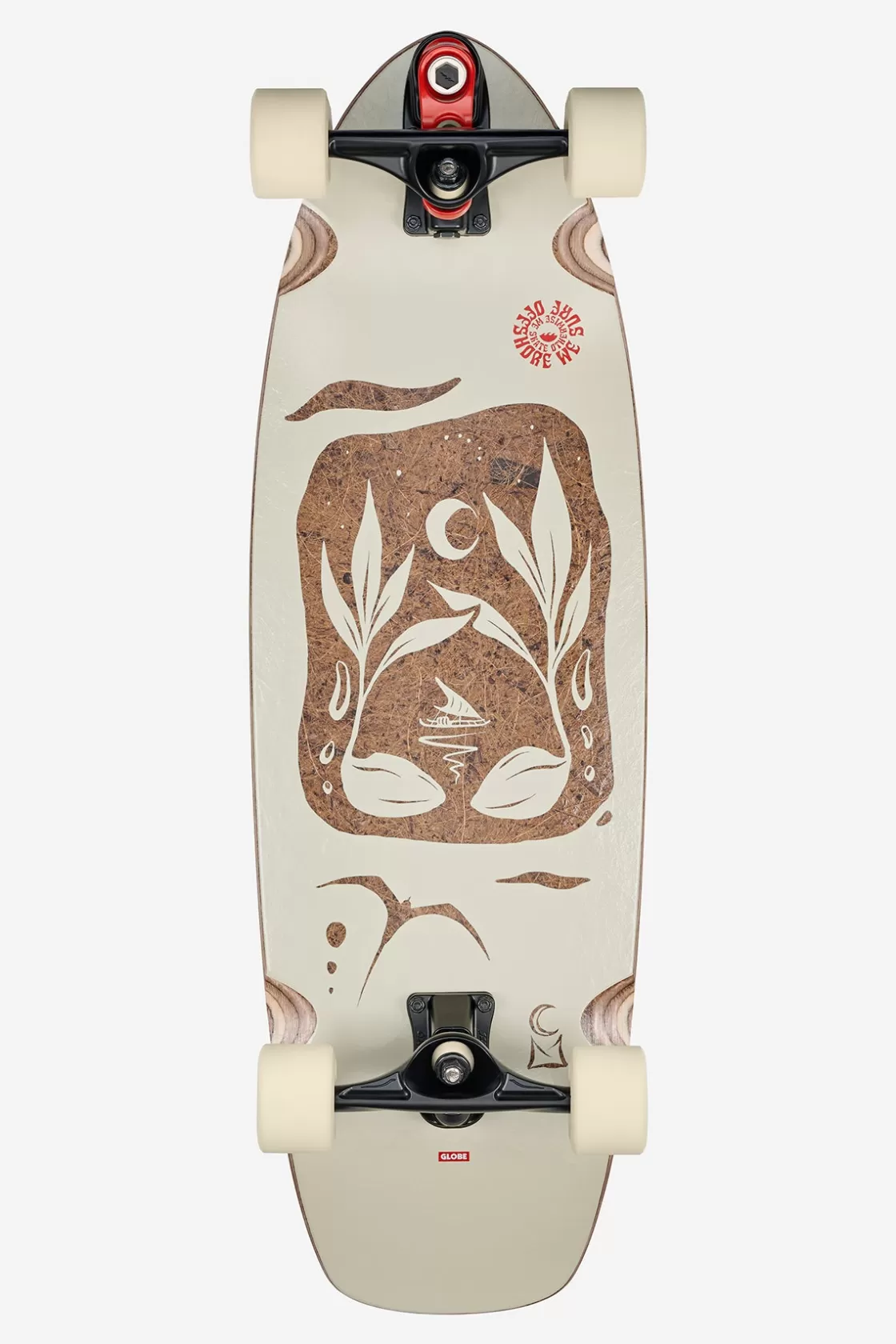 Globe Brand Zuma - - 31.5" Surf Skate SS Coconut/Niu Voyager Hot
